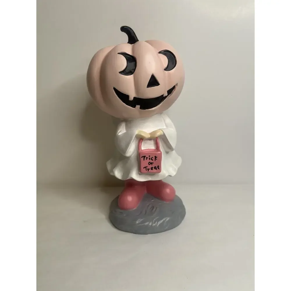 Goblin and Ghoul Pink Pumpkin Trick Or Treat Girl Halloween 8” TikTok Viral